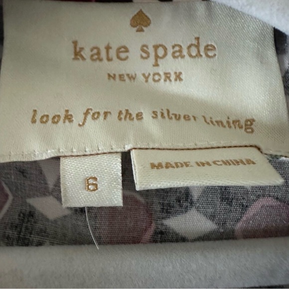 Kate Spade Floral Tile Shirt Dress - Picture 10 of 10